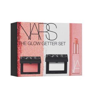 NIB ✅ NARS THE GLOW GETTER SET (Orgasm Blush, Lip Balm & Crystal Powder) ✨ NIB